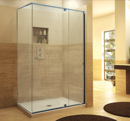Aqua Classic 3 semi-frameless shower screen